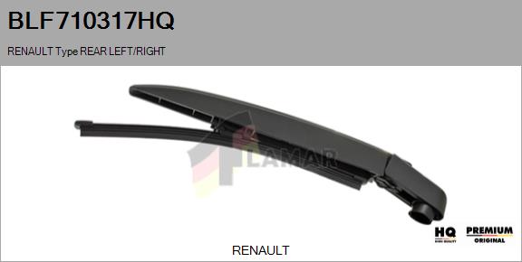 Wiper Arm, window cleaning (BLF710317HQ)