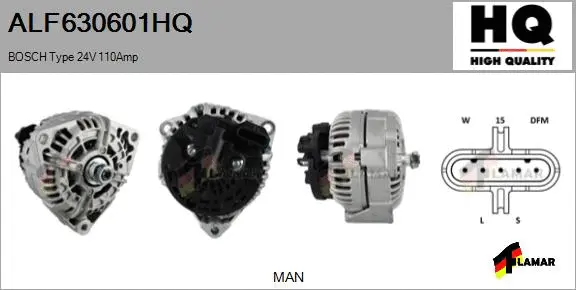 Alternator (ALF630601HQ)