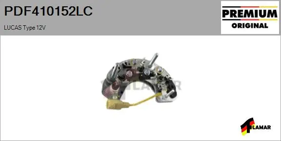 Rectifier, alternator (PDF410152LC)
