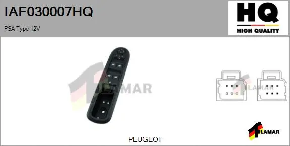 Switch, window regulator (IAF030007HQ)