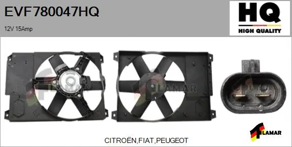 Electric Motor, radiator fan (EVF780047HQ)