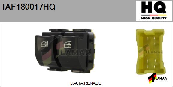 Switch, window regulator (IAF180017HQ)