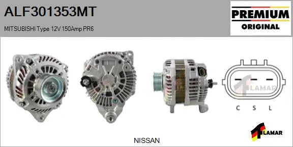 Alternator (ALF301353MT)