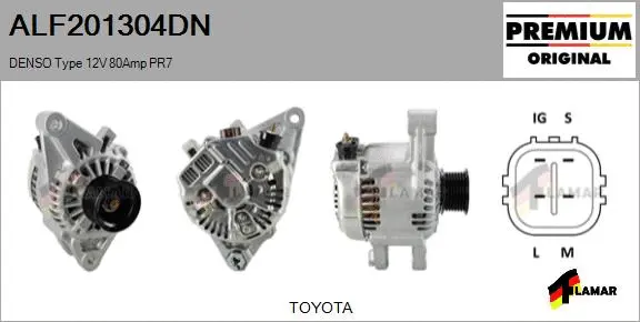 Alternator (ALF201304DN)