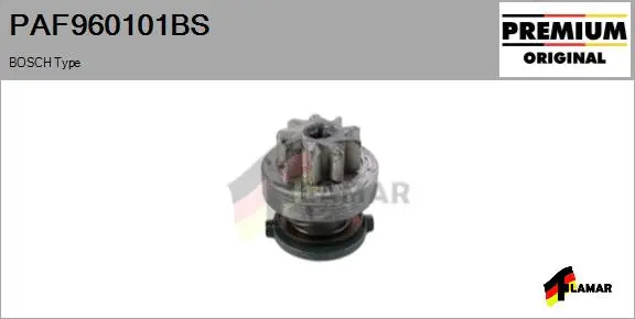 Pinion, starter (PAF960101BS)