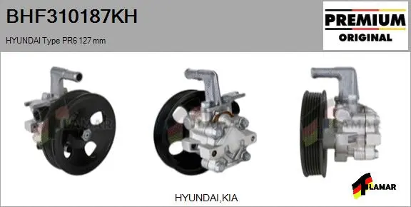 Hydraulic Pump, steering (BHF310187KH)