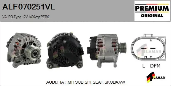 Alternator (ALF070251VL)