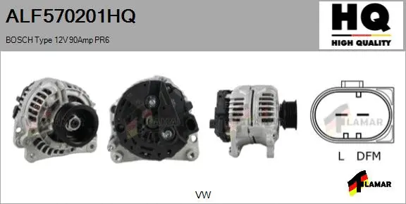 Alternator (ALF570201HQ)
