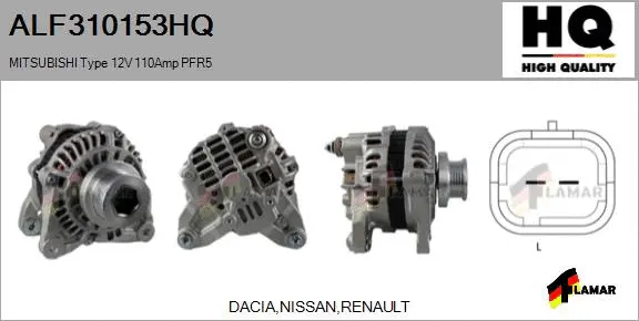 Alternator (ALF310153HQ)