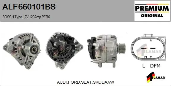 Alternator (ALF660101BS)