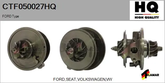 Core assembly, turbocharger (CTF050027HQ)