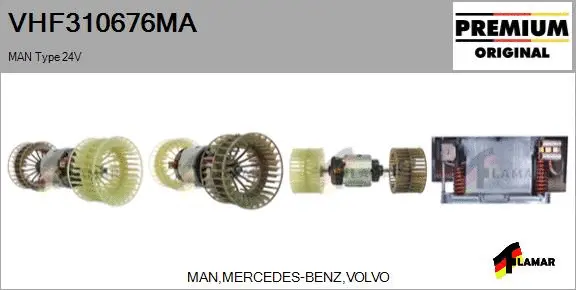 Interior Blower (VHF310676MA)