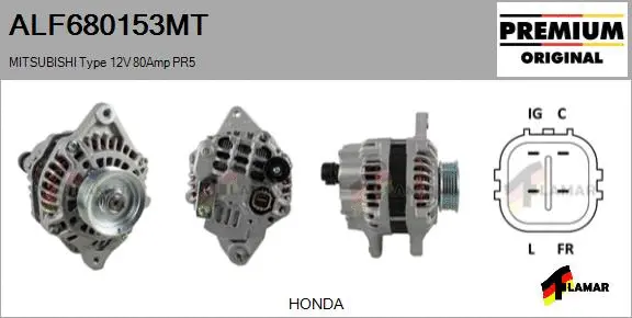 Alternator (ALF680153MT)