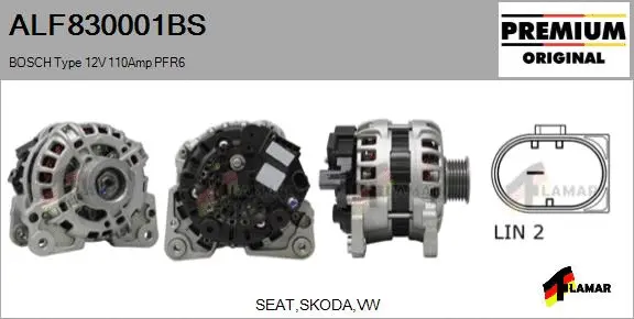 Alternator (ALF830001BS)