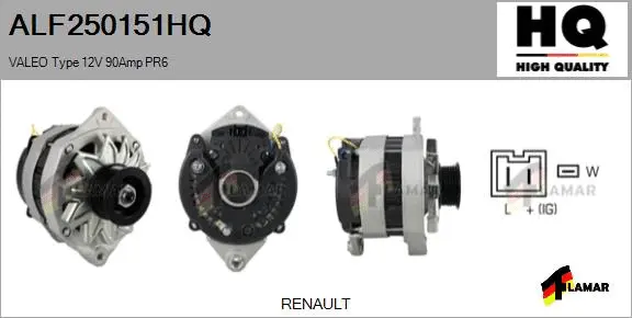 Alternator (ALF250151HQ)