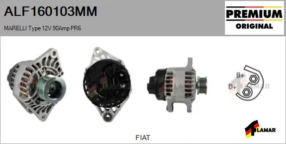 Alternator (ALF160103MM)