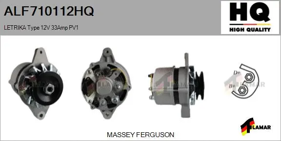 Alternator (ALF710112HQ)