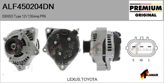 Alternator (ALF450204DN)