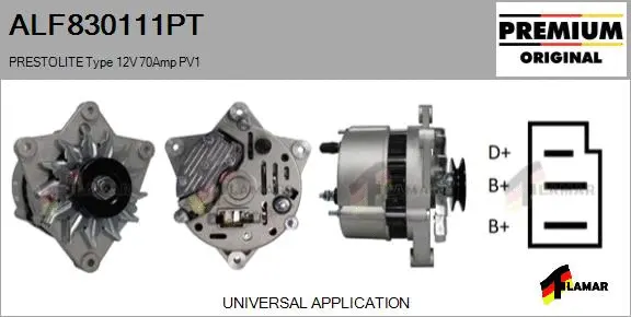 Alternator (ALF830111PT)