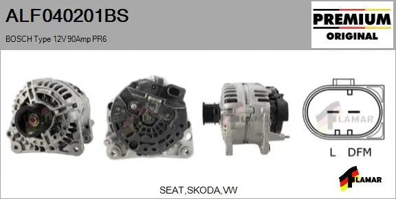 Alternator (ALF040201BS)