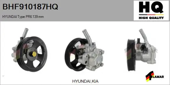 Hydraulic Pump, steering (BHF910187HQ)