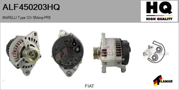 Alternator (ALF450203HQ)