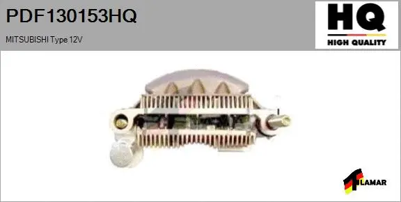 Rectifier, alternator (PDF130153HQ)