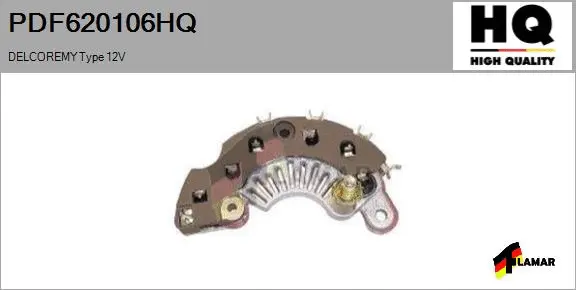 Rectifier, alternator (PDF620106HQ)