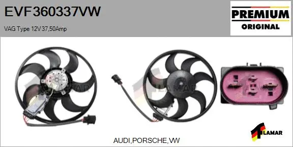 Fan, engine cooling (EVF360337VW)
