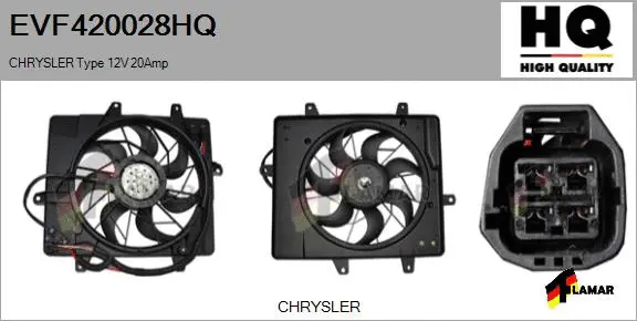 Electric Motor, radiator fan (EVF420028HQ)