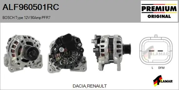 Alternator (ALF960501RC)