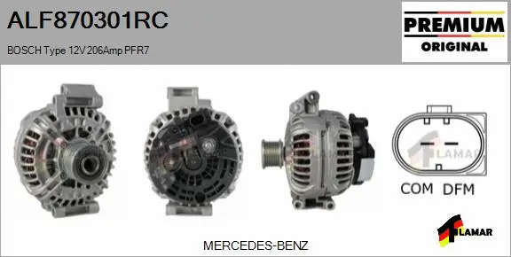 Alternator (ALF870301RC)