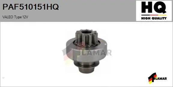 Pinion, starter (PAF510151HQ)