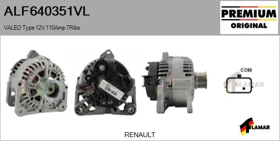 Alternator (ALF640351VL)