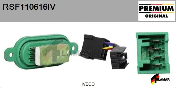 Resistor, interior blower (RSF110616IV)