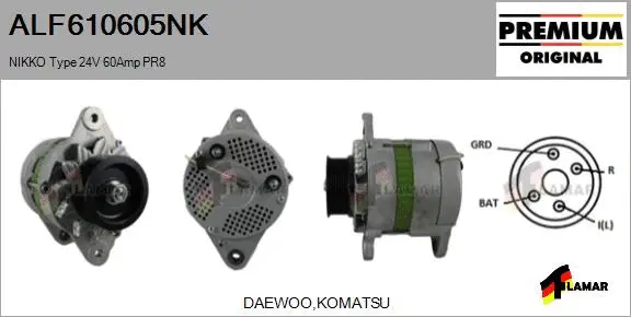 Alternator (ALF610605NK)