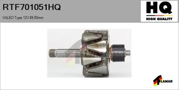Rotor, alternator (RTF701051HQ)