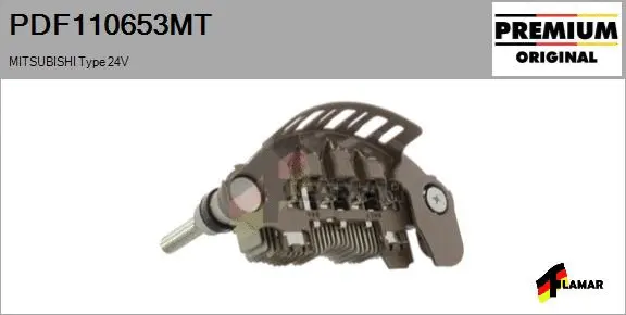 Rectifier, alternator (PDF110653MT)