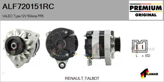 Alternator (ALF720151RC)