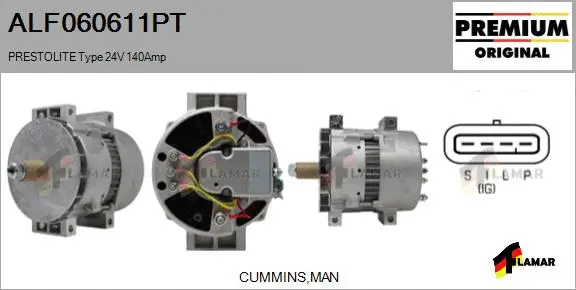 Alternator (ALF060611PT)
