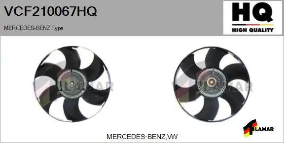 Clutch, radiator fan (VCF210067HQ)