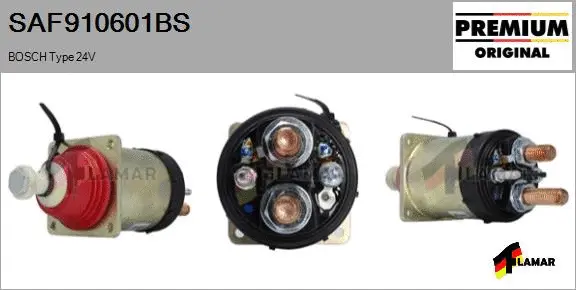 Solenoid Switch, starter (SAF910601BS)