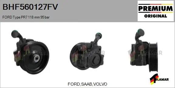 Hydraulic Pump, steering (BHF560127FV)