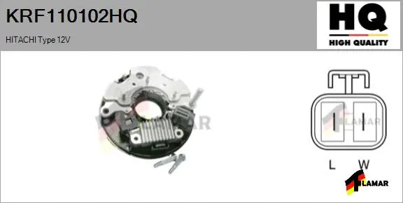 Repair Set, alternator (KRF110102HQ)