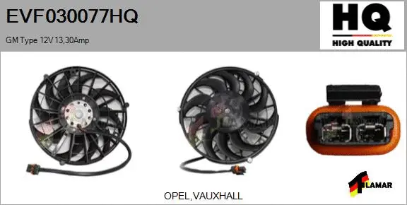 Electric Motor, radiator fan (EVF030077HQ)