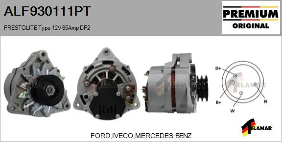 Alternator (ALF930111PT)