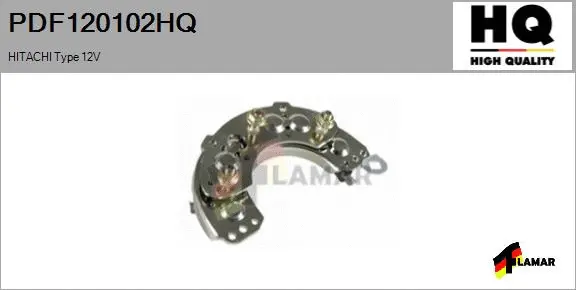 Rectifier, alternator (PDF120102HQ)