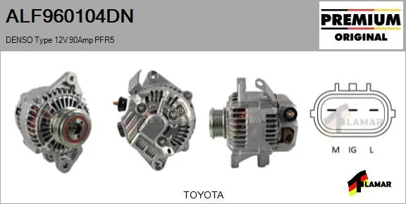 Alternator (ALF960104DN)