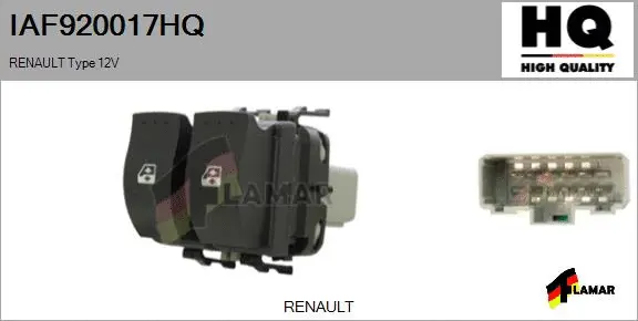 Switch, window regulator (IAF920017HQ)