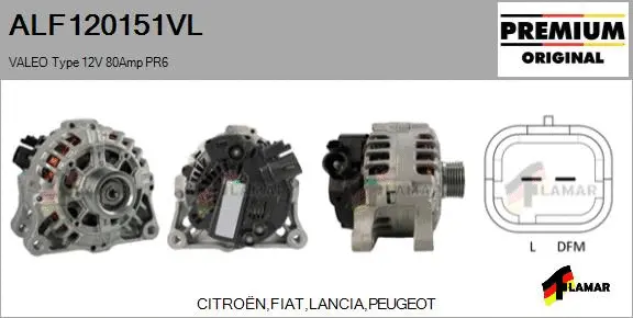 Alternator (ALF120151VL)